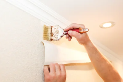 Pose de papier peint à Etting — revêtements muraux et toiles de verre